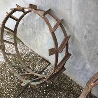 Coppia prolunghe ruote in ferro x motocoltivatore