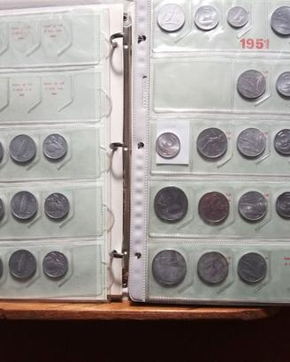 Collezione lire Repubblica semicompleta 250 monete
