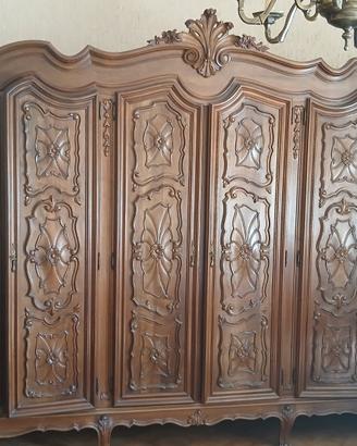 camera da letto stile barocco