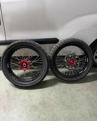 Cerchi FABA da flat track come nuovi