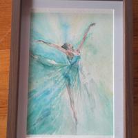 La ballerina. Acquerello