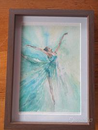 La ballerina. Acquerello
