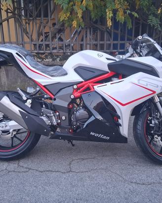 WOTTAN GP1 RS 125cc WHITE LIQUID COOLED