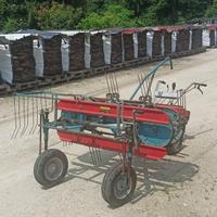 Rastrellone a nastro Con motocoltivatore