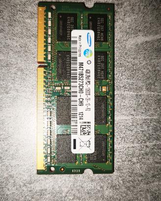 RAM DDR3 PER PORTATILE NOTEBOOK