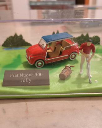Diorama  Fiat 500  Jolly