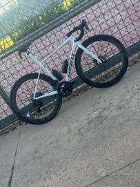 Telaio bici da corsa giant tcr opal white