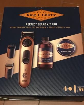 Regolabarba Perfect Beard Kit Pro King C Gillette