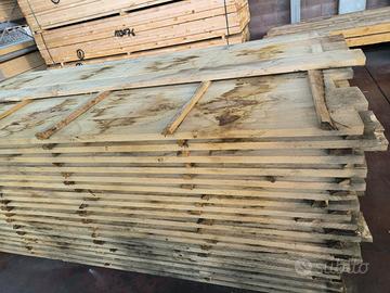 tavole di castagno grezze