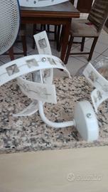 lampadio più ampliche sui comodini 