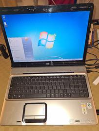 notebook hp pavilion dv9810el 17 pollici win 7