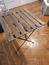 Tavolino pieghevole in legno Ikea
