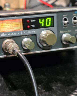radio cb midland alan 48 old