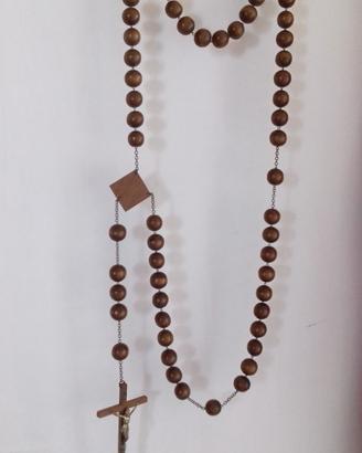 ROSARIO da PARETE ANTICO, in LEGNO