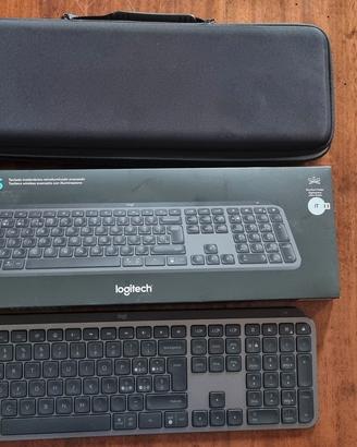 Logitech MX Keys S  ITA + Custodia Da trasporto
