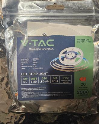 Striscia led strip 20W/mt 12V 6400k