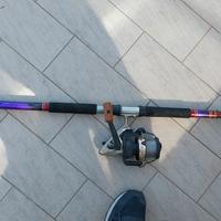 CANNA DA PESCA BLACK FURY ITALCANNA + MULINELLO 
