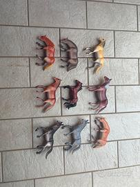 Set 9 cavalli giocattolo