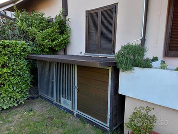 Cuccia per cane taglia grande con doppio box