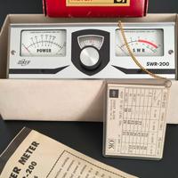 Rosmetro wattmetro SWR-200 vintage da collezione 