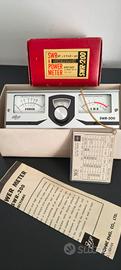 Rosmetro wattmetro SWR-200 vintage da collezione 