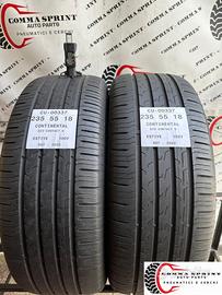 2 PNEUMATICI 235/55 R18 CONTINENTAL ESTIVE 70%