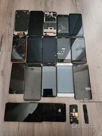 Mega lotto di lavoro telefoni smartphone per parti