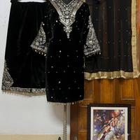 Black indian dress