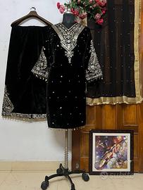 Black indian dress