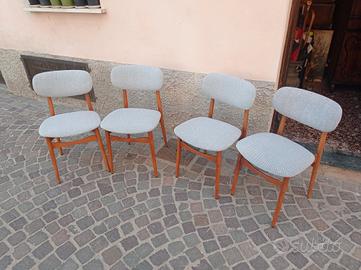 4 sedie Fratelli Reguitti anni 60.