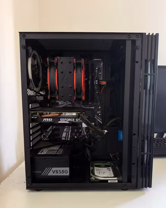 PC GAMING+MOUSE TASTIERA MONITOR