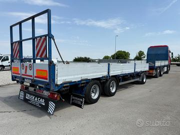 Rimorchio Omar 3 assi nano trasporto paglia