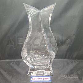 VASO CRISTALLO ANGOLI PIEGATI