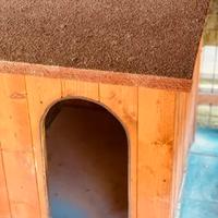 Cuccia esterna con riscaldamento luxury taglia gra