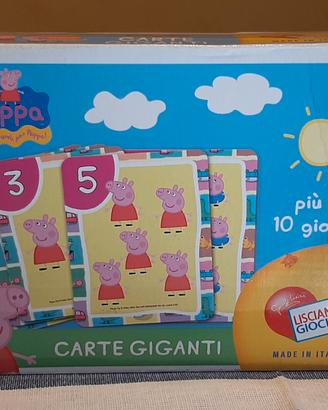 Carte giganti Peppa Pig - Lisciani giochi