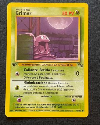 Grimer 48/62 1 Edizione Fossil 2000