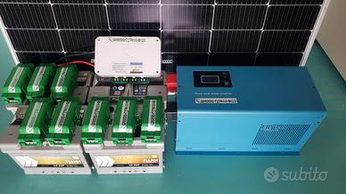 KIT FOTOVOLTAICO 3kW AUTONOMO CON ACCUMULO DA 13kW