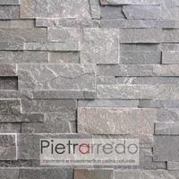 Rivestimento in pietra “QUARZITE GRIGIA SCOZZESE”