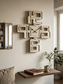 Orologio in marmo Beige 50x45 design moderno