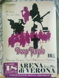 Deep purple tour poster - arena verona 2011