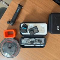 Go pro hero 9 black + kit completo + dome subacque