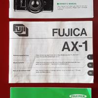 Istruzioni macchina foto FUJICA AX-1 Vintage