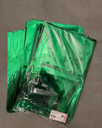 160 buste   metallizzate verdi 35 × 50 cm