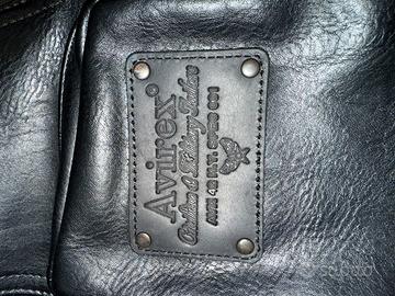 MONOSPALLA AVIREX ECOPELLE NERO - NUOVO