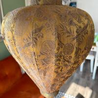 Lampada Cinese vintage stoffa