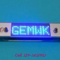 DISPLAY SCORREVOLE PER PUBBLICITA SU TASTIERE ETC.