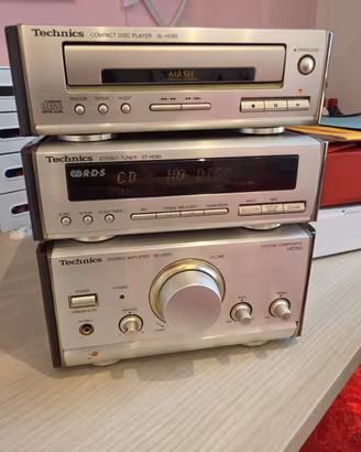 impianto Hi finito technics Hd 50 con casse