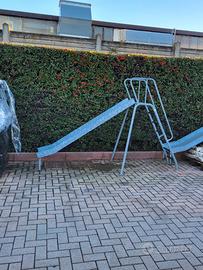 Scivolo in acciaio - 150h - ARREDO PARK