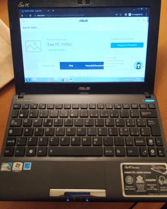 Netbook Asus Intel N2800 4Gb RAM Win7 PRO 64 bit