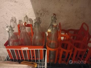 8  bottiglie vetro 
